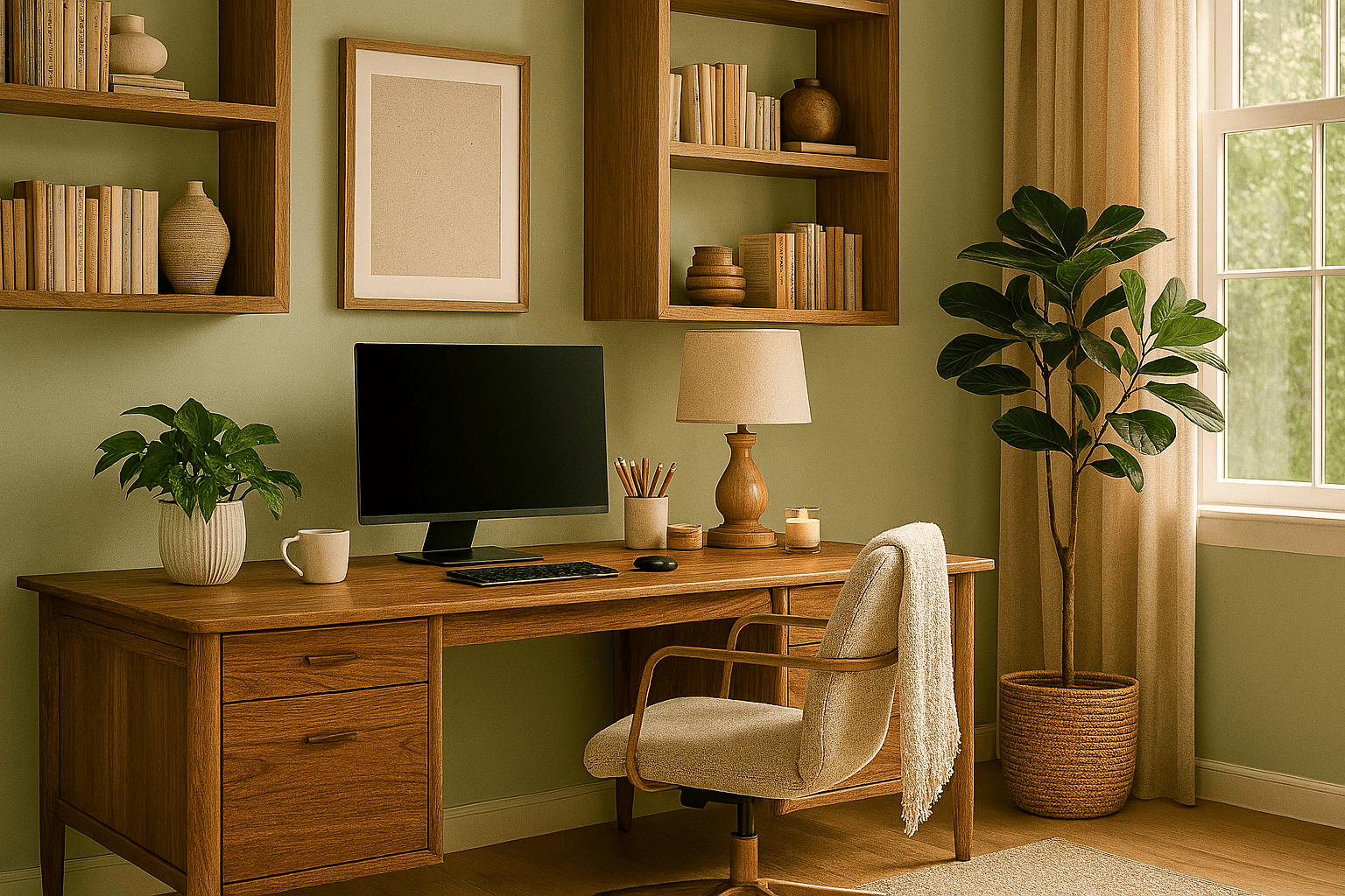 How to Create a Relaxing Home Office Setup