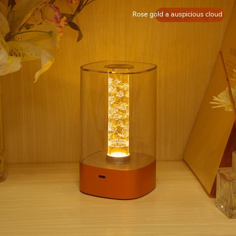 Smart Touch LED Lamp – USB Rechargeable Mood Light for Bedroom, Desk