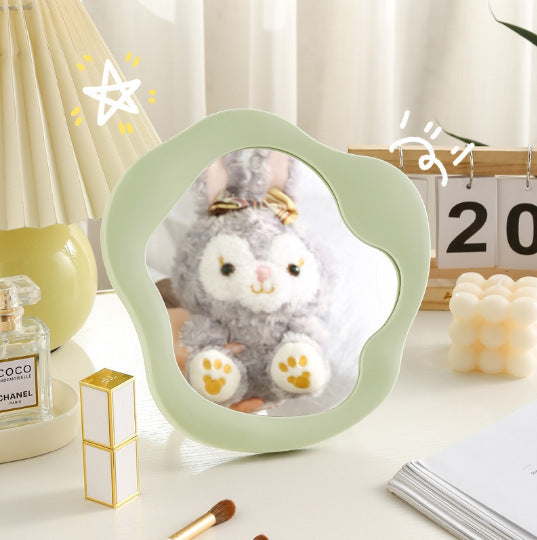 Special-shaped Living Room Cosmetic Mirror Desktop Plastic
