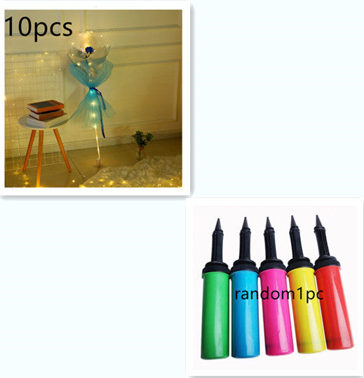 This Glowing Rose Balloon Is Going Viral 🌹 LED Light-Up Bouquet for Gifts & Room Vibes!