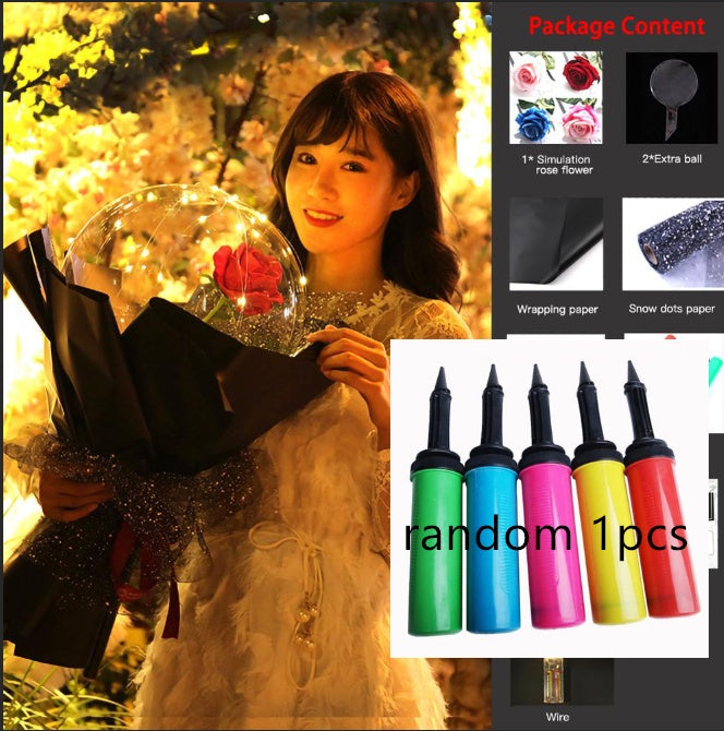 This Glowing Rose Balloon Is Going Viral 🌹 LED Light-Up Bouquet for Gifts & Room Vibes!