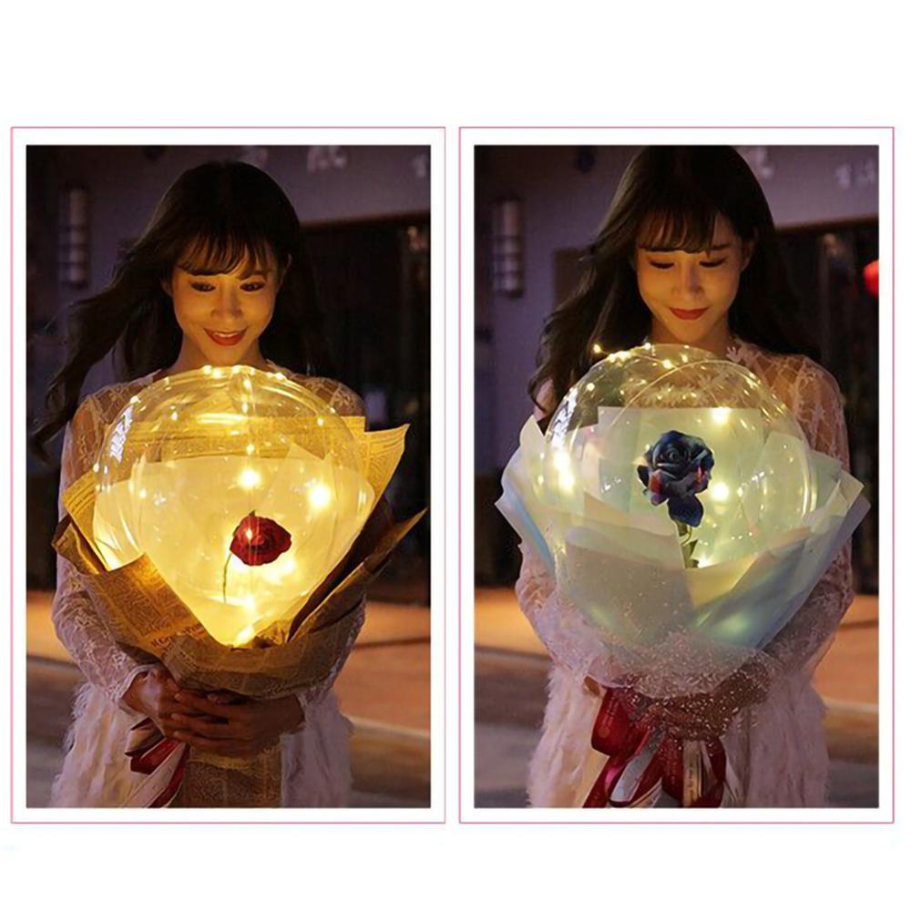 This Glowing Rose Balloon Is Going Viral 🌹 LED Light-Up Bouquet for Gifts & Room Vibes!