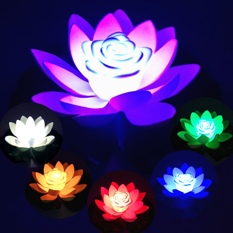 Elegant Lotus Flower LED Lamp 🌟 Soft Glow for Bedroom, Living Room & Home Decor