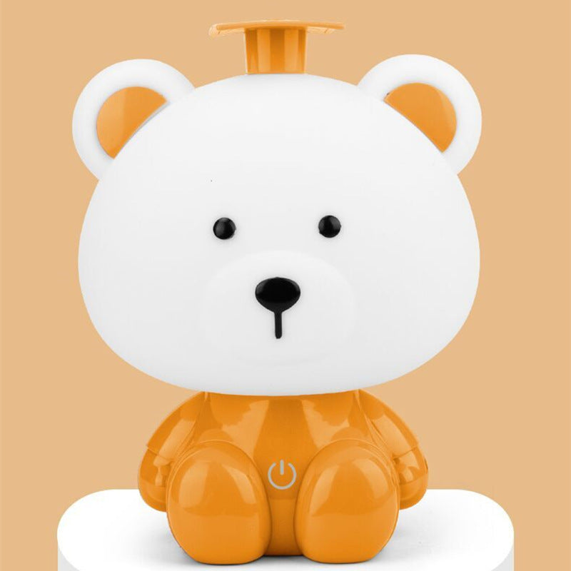 This Cartoon LED Desk Lamp Is Super Cute 🐾 Touch Dimming Light for Cozy Room Vibes!