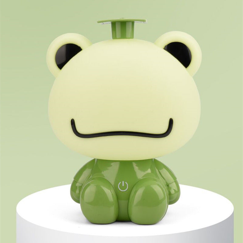 This Cartoon LED Desk Lamp Is Super Cute 🐾 Touch Dimming Light for Cozy Room Vibes!