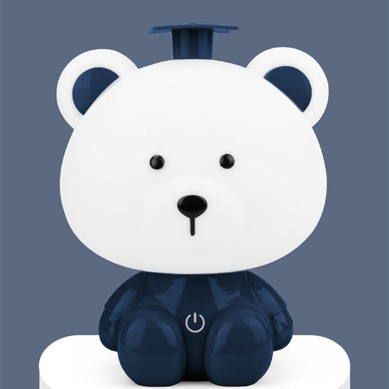 This Cartoon LED Desk Lamp Is Super Cute 🐾 Touch Dimming Light for Cozy Room Vibes!