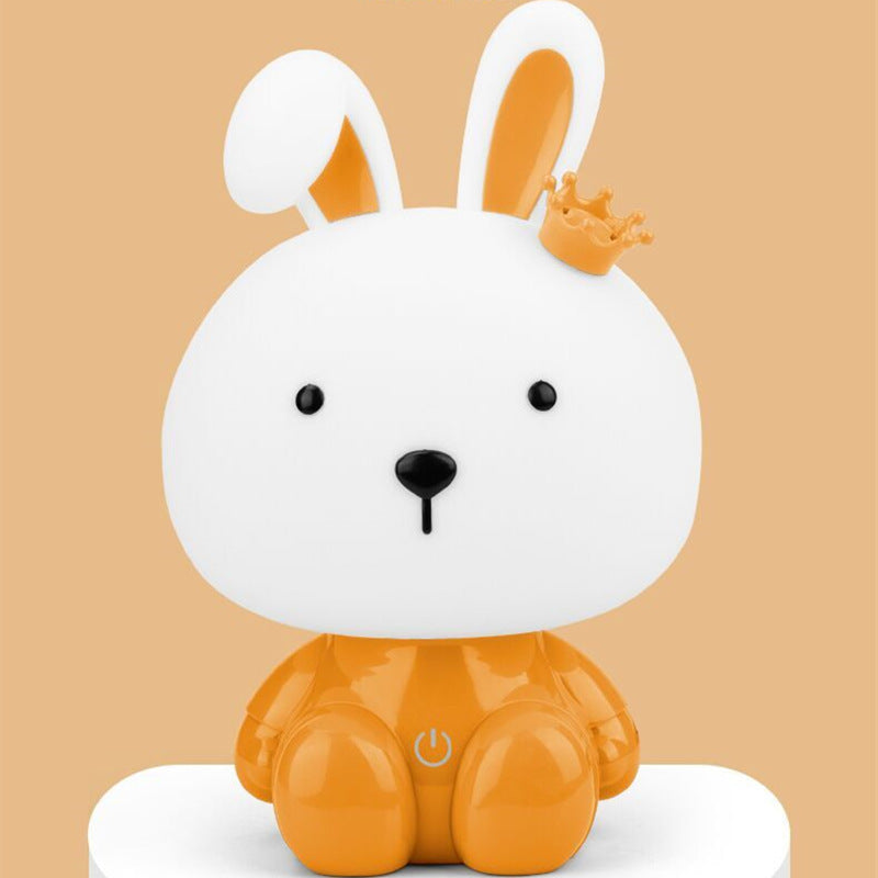 This Cartoon LED Desk Lamp Is Super Cute 🐾 Touch Dimming Light for Cozy Room Vibes!