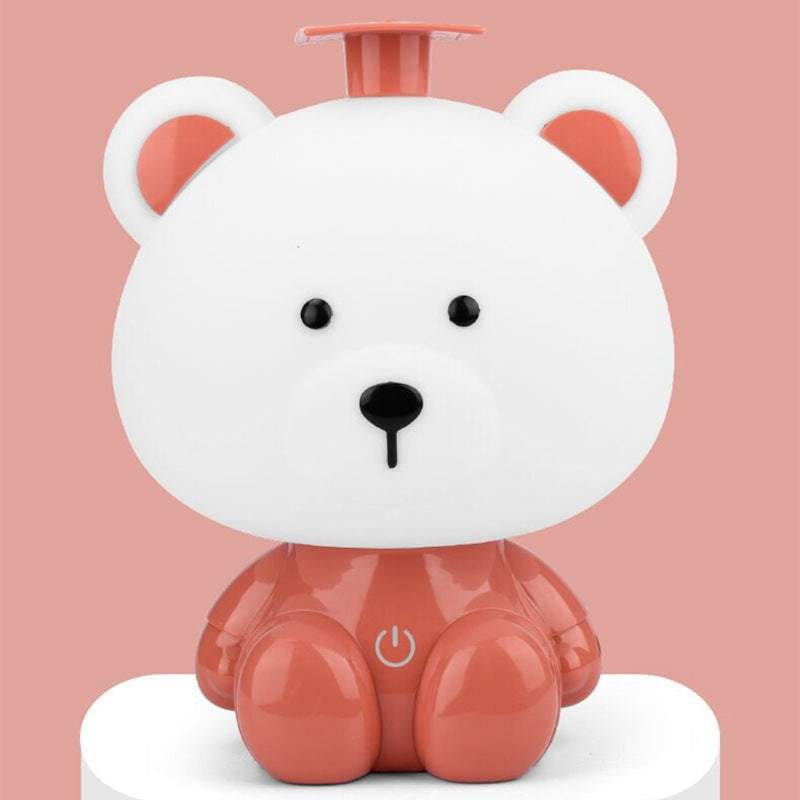 This Cartoon LED Desk Lamp Is Super Cute 🐾 Touch Dimming Light for Cozy Room Vibes!