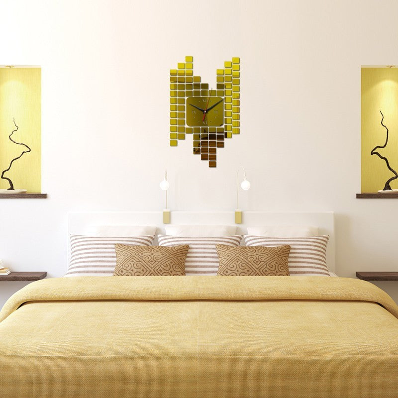 Elegant Mosaic Digital Wall Clock – Transform Any Room into a Statement Space