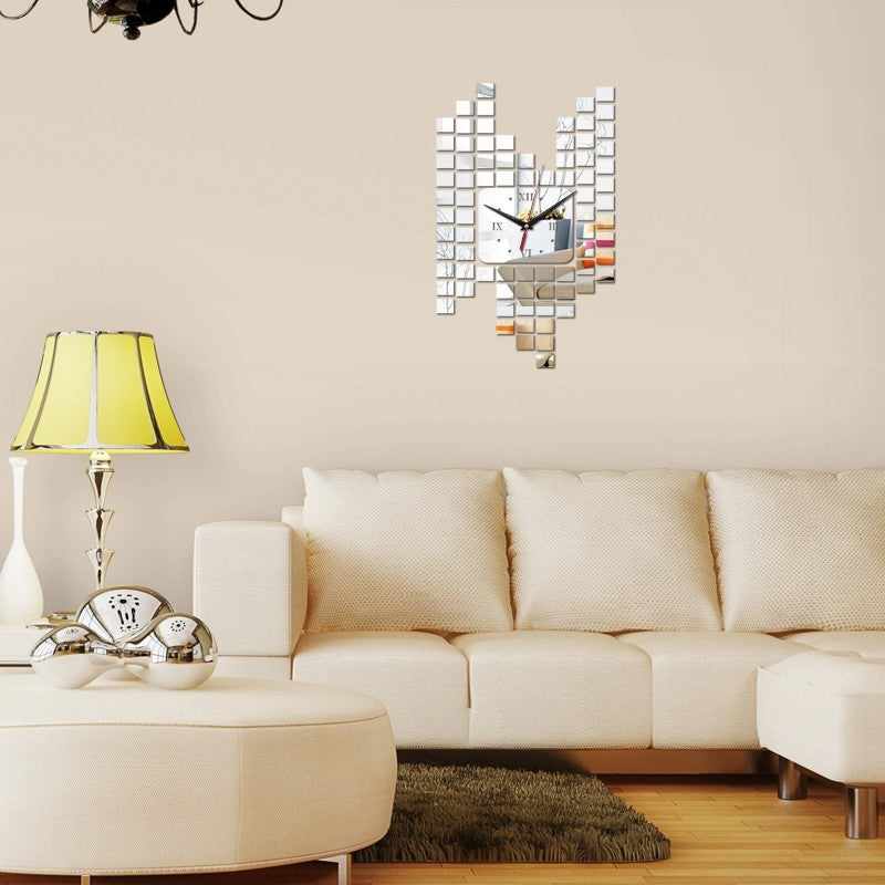 Elegant Mosaic Digital Wall Clock – Transform Any Room into a Statement Space