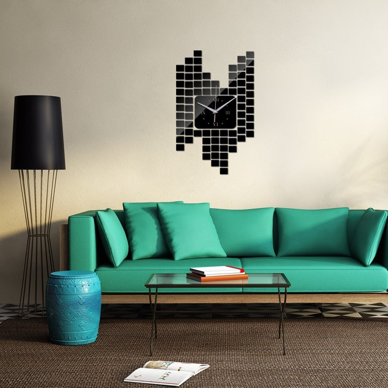 Elegant Mosaic Digital Wall Clock – Transform Any Room into a Statement Space