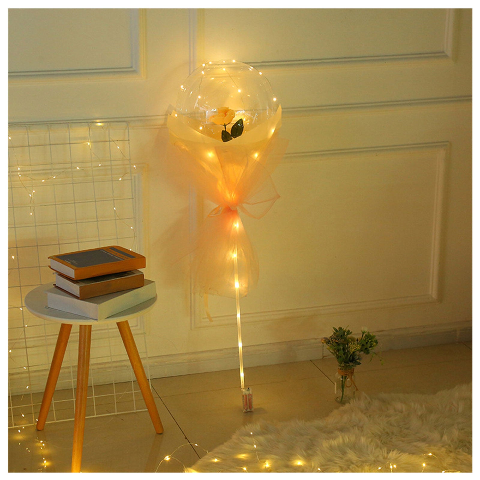 This Glowing Rose Balloon Is Going Viral 🌹 LED Light-Up Bouquet for Gifts & Room Vibes!