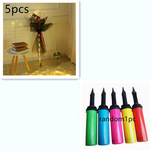 This Glowing Rose Balloon Is Going Viral 🌹 LED Light-Up Bouquet for Gifts & Room Vibes!