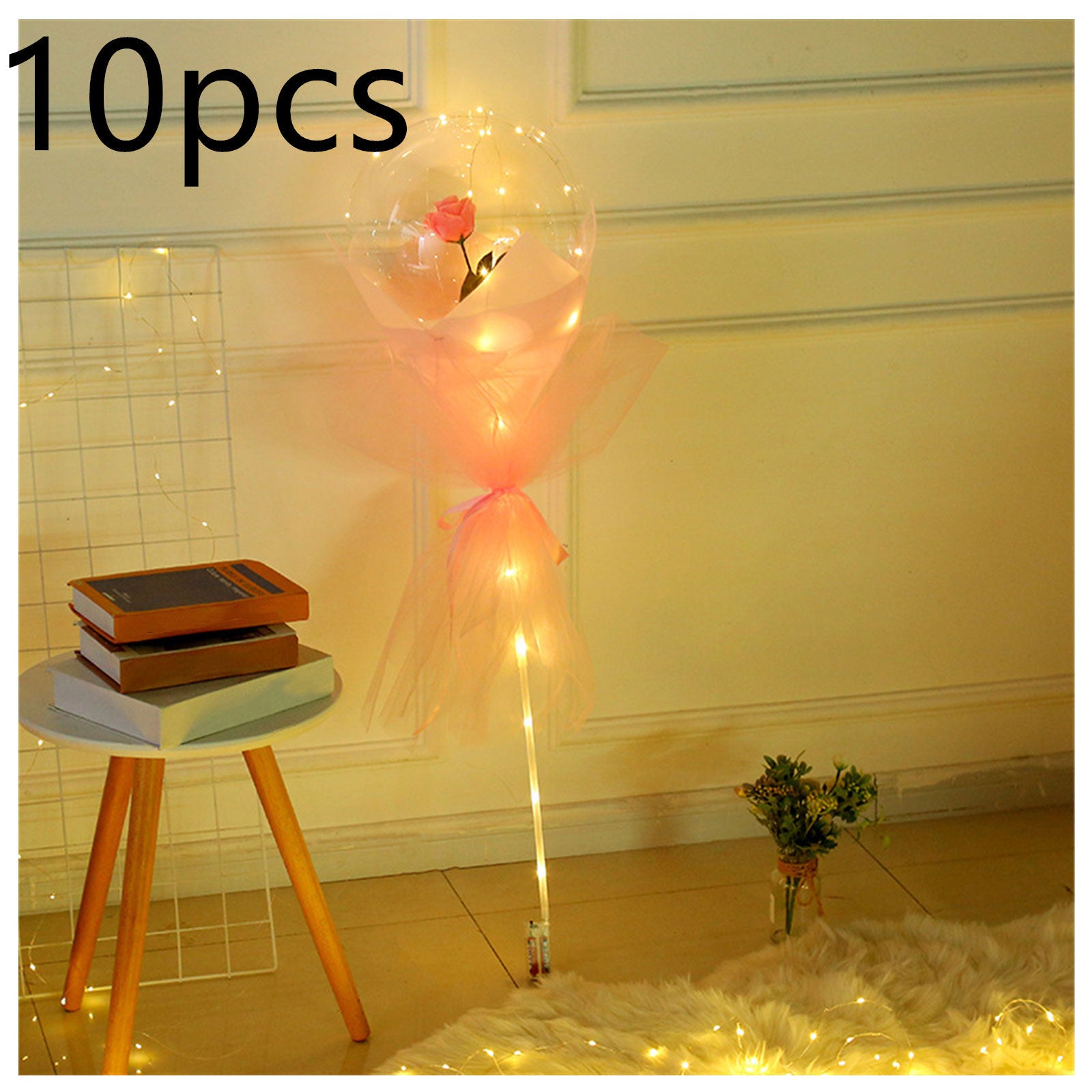 This Glowing Rose Balloon Is Going Viral 🌹 LED Light-Up Bouquet for Gifts & Room Vibes!