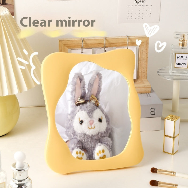 Special-shaped Living Room Cosmetic Mirror Desktop Plastic
