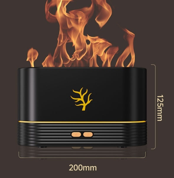 Flame Mist LED Fire Effect Humidifier