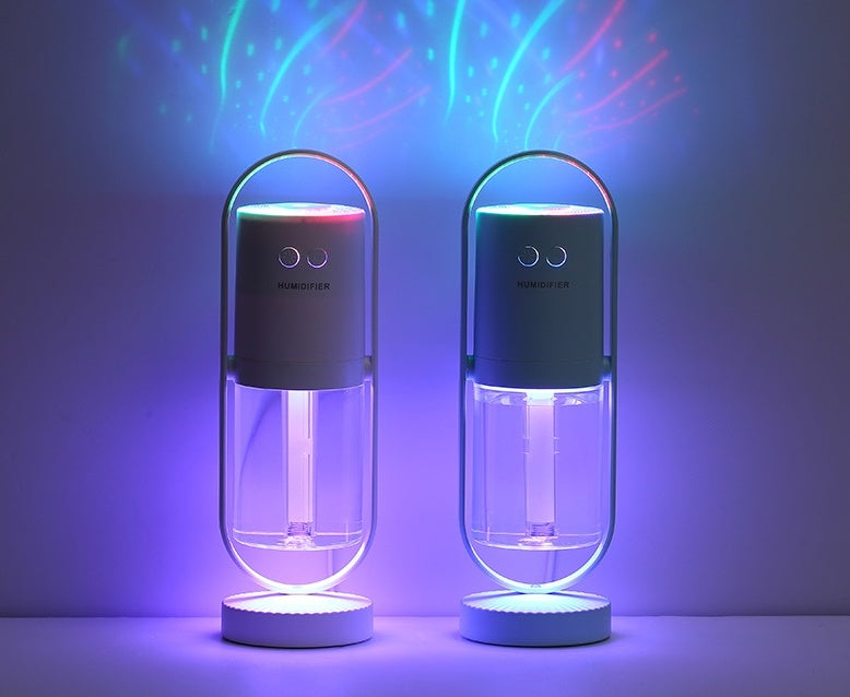 Aura Projector Humidifier ✨ Soothing Mist & Dreamy Night Light for Home, Office, or Car