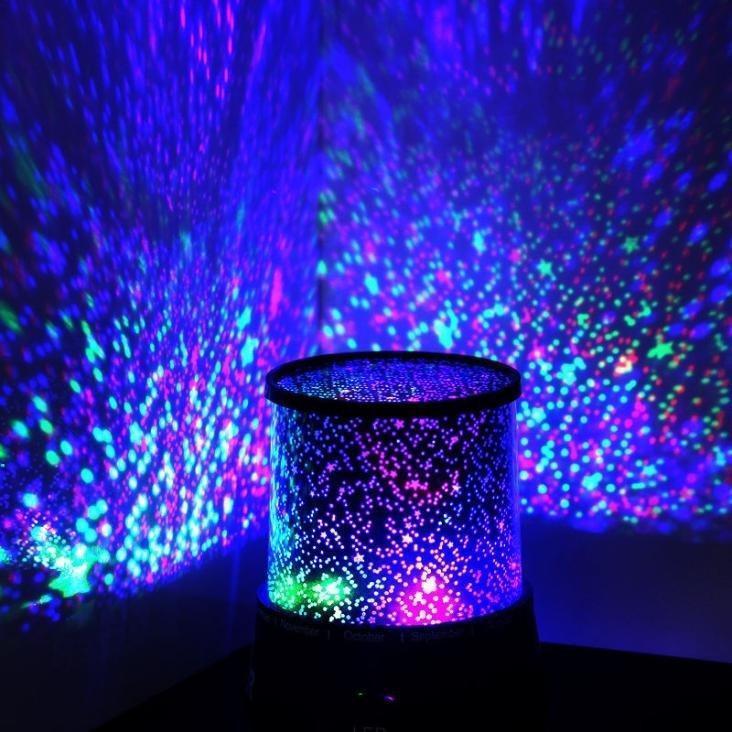 Night Light Projector Lamp Colorful Star Light (Random Color)