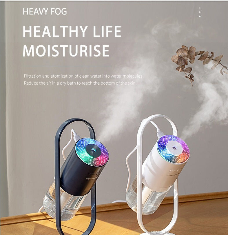 Aura Projector Humidifier ✨ Soothing Mist & Dreamy Night Light for Home, Office, or Car
