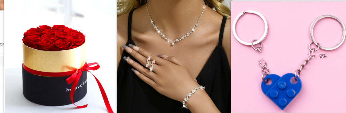 Romantic Eternal Rose Box 💐 Preserved Real Flowers for Bedroom, Desk, or Gift Surprise