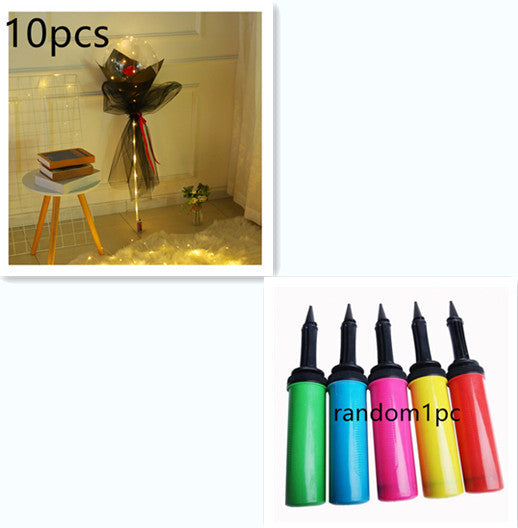 This Glowing Rose Balloon Is Going Viral 🌹 LED Light-Up Bouquet for Gifts & Room Vibes!