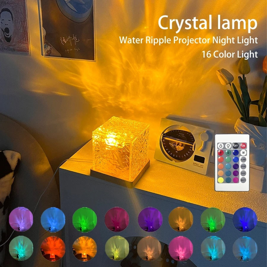Crystal Ambient Wave Lamp