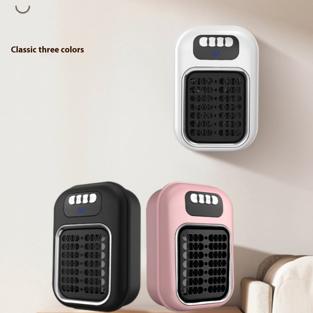 HeatWave Mini Portable Heater – Silent Electric Heater with Remote