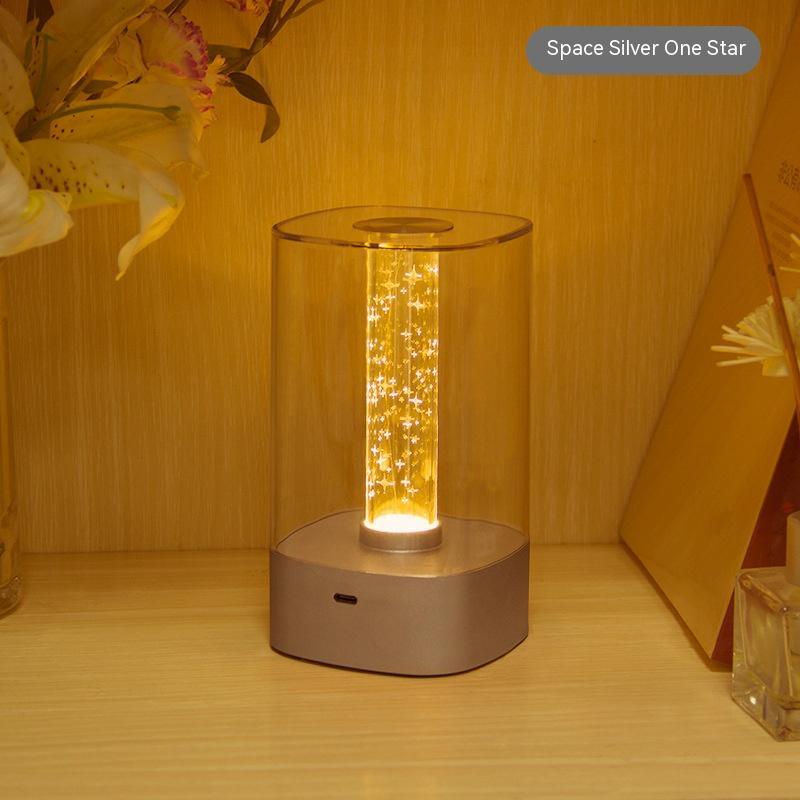 Smart Touch LED Lamp – USB Rechargeable Mood Light for Bedroom, Desk