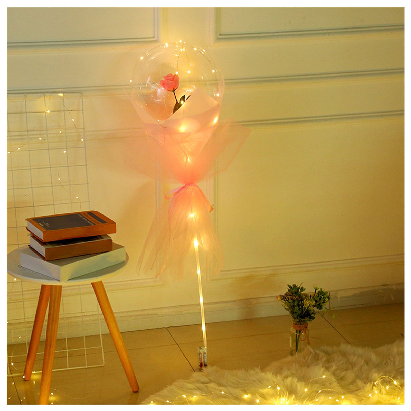 This Glowing Rose Balloon Is Going Viral 🌹 LED Light-Up Bouquet for Gifts & Room Vibes!