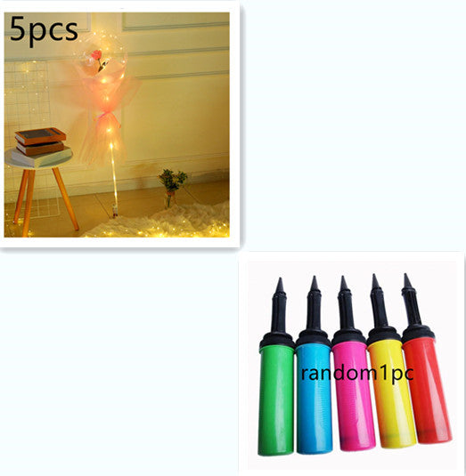 This Glowing Rose Balloon Is Going Viral 🌹 LED Light-Up Bouquet for Gifts & Room Vibes!