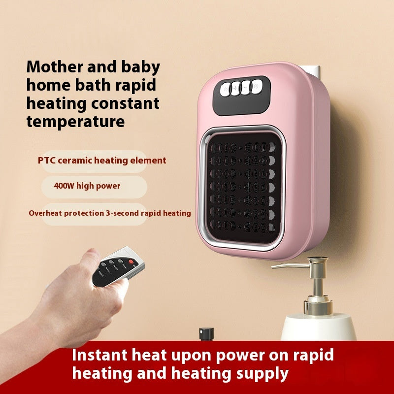 HeatWave Mini Portable Heater – Silent Electric Heater with Remote