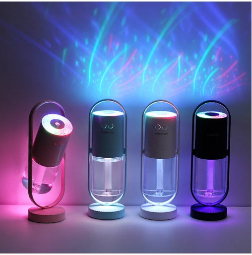 Aura Projector Humidifier ✨ Soothing Mist & Dreamy Night Light for Home, Office, or Car