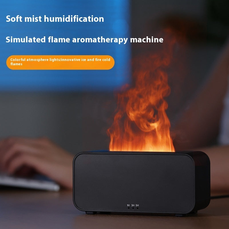 Relaxing Flame Humidifier  USB Aromatherapy Diffuser — Perfect Gift for Cozy Home & Office Vibes