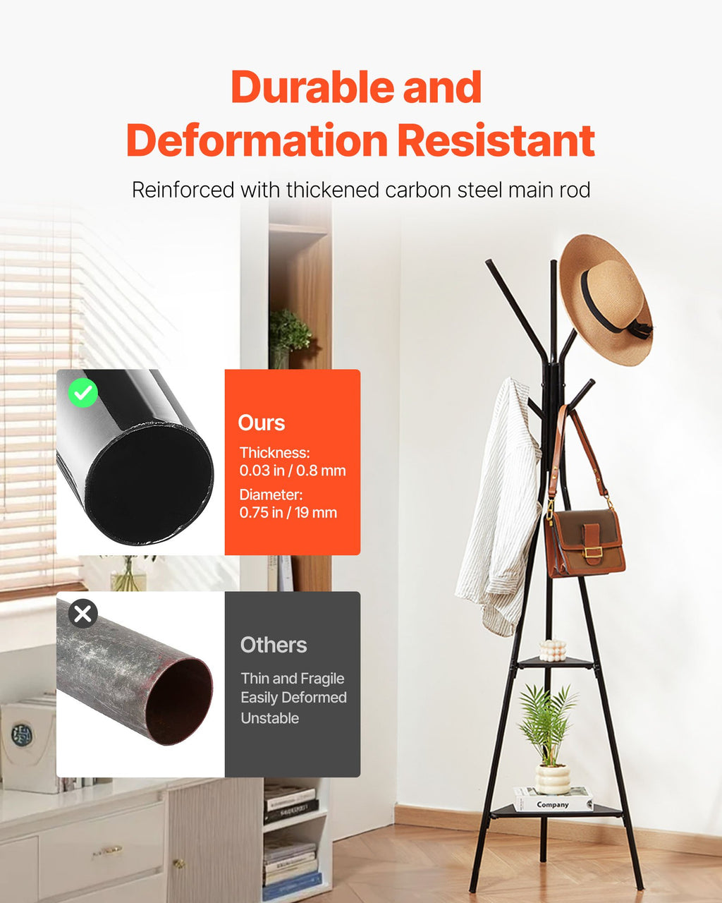 StoreHook Coat Rack with Shelves