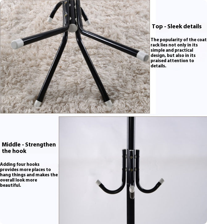 UrbanHook 12-Hook Standing Coat Rack