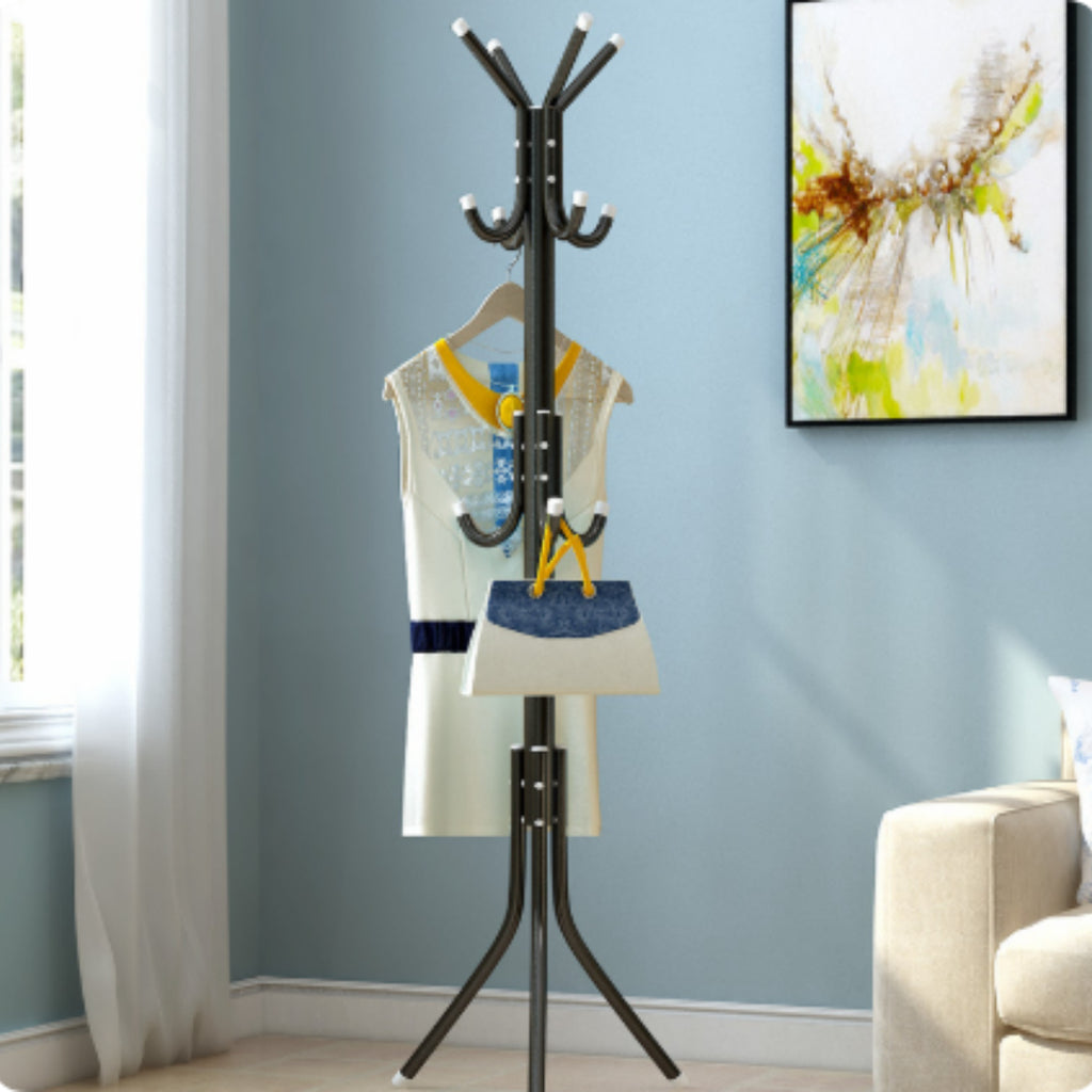 UrbanHook 12-Hook Standing Coat Rack