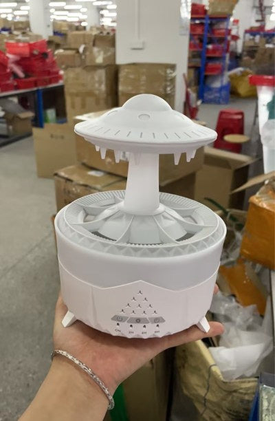 UFO Raindrop Humidifier 💧 USB Aromatherapy Diffuser — Mist Maker & Home Decor Air Purifier