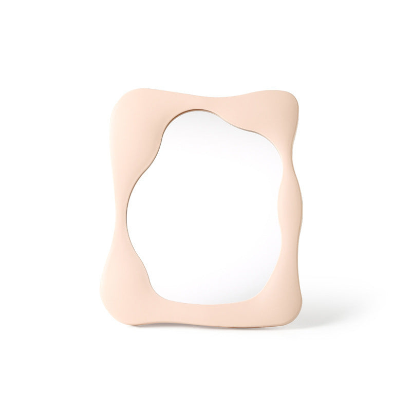 Special-shaped Living Room Cosmetic Mirror Desktop Plastic
