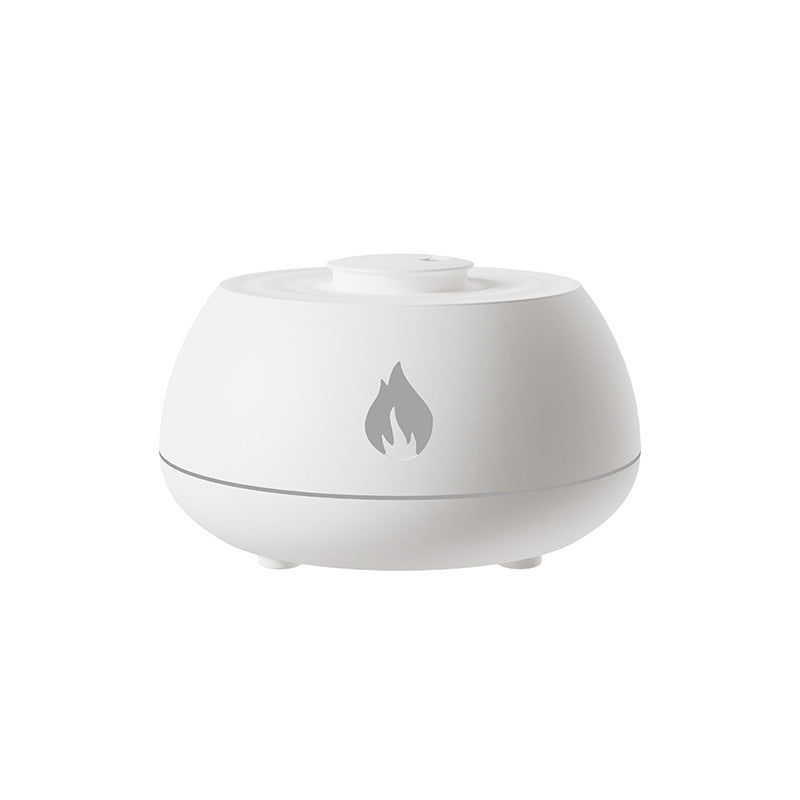 Magic Flame Humidifier & Diffuser 🌿 7-Color LED Light — Relaxing Air Mist for Bedroom or Office