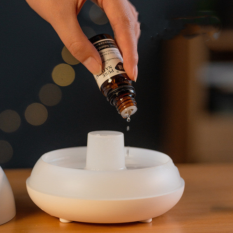 Magic Flame Humidifier & Diffuser 🌿 7-Color LED Light — Relaxing Air Mist for Bedroom or Office