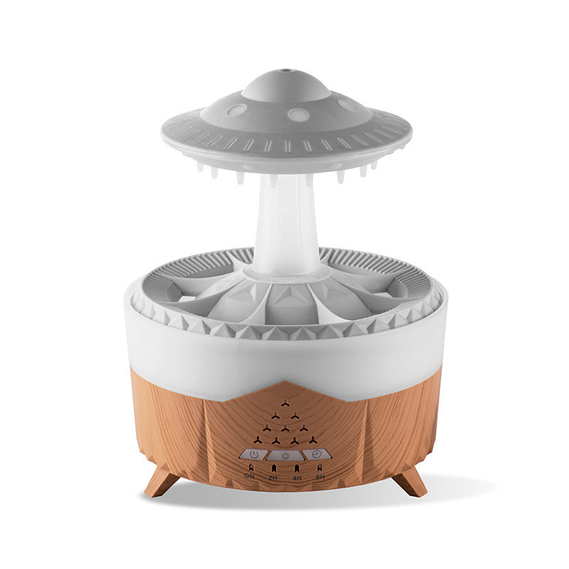 UFO Raindrop Humidifier 💧 USB Aromatherapy Diffuser — Mist Maker & Home Decor Air Purifier