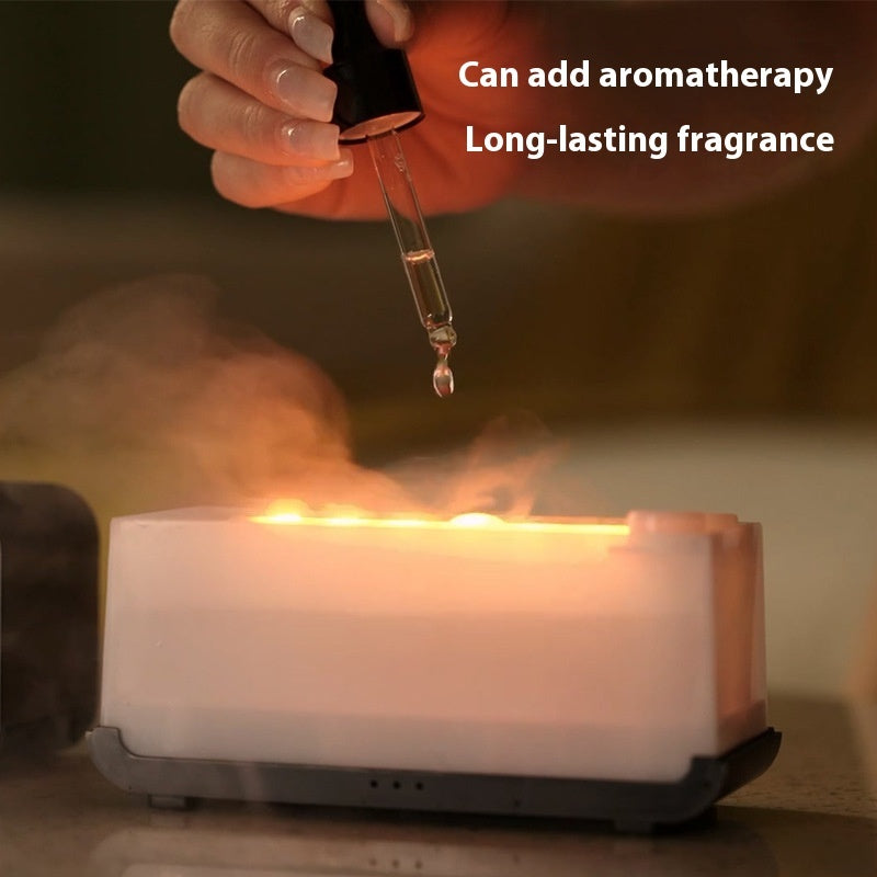 Relaxing Flame Humidifier  USB Aromatherapy Diffuser — Perfect Gift for Cozy Home & Office Vibes