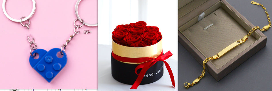 Romantic Eternal Rose Box 💐 Preserved Real Flowers for Bedroom, Desk, or Gift Surprise