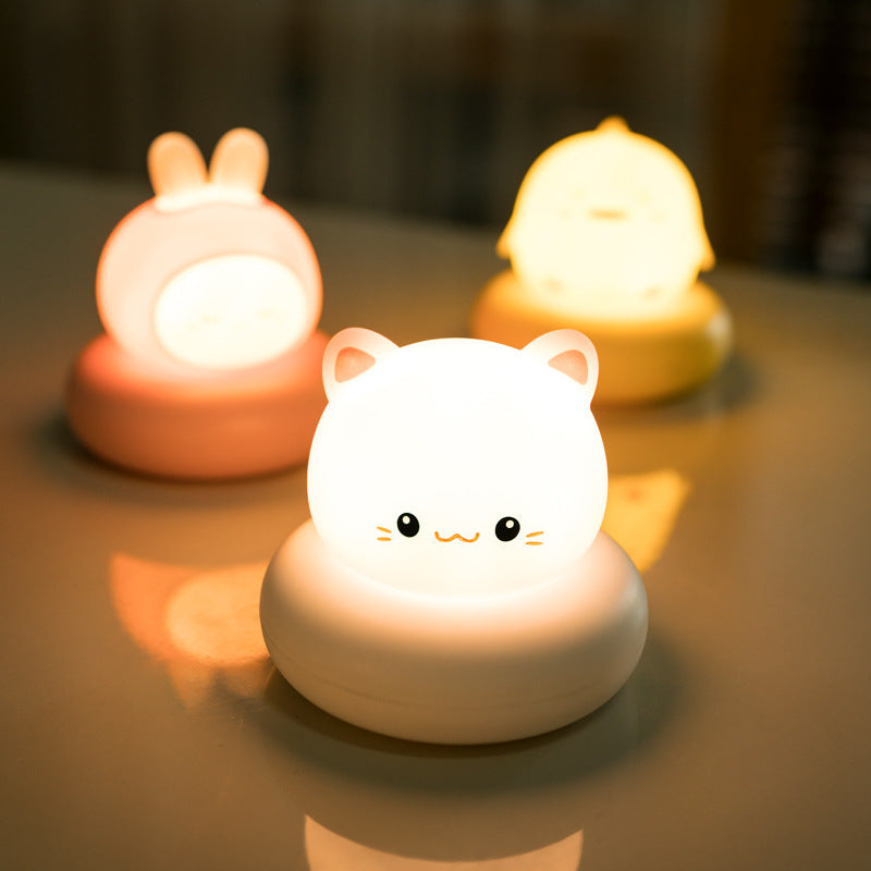 Adorable LED Desk & Bedside Lamp 💡 Smart Home Night Light — Ideal Gift for Home or Office